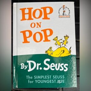 Dr. Seuss Hop on Pop - Orange, Green, White Cover